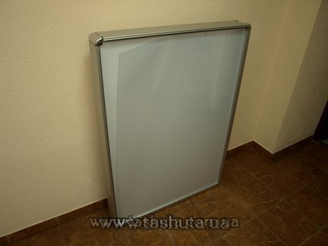 Lightbox dwustronny na zdjęcie (rama zatrzaskowa)