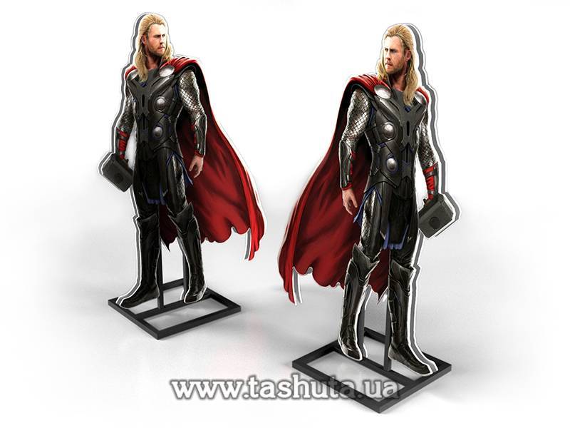 Life-Size Cut-Out on Steel Frame, Double-Sided