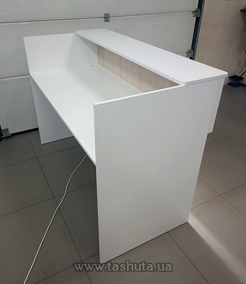"Miami" Reception Desk, Illuminated Office Desk, 120x110x75cm