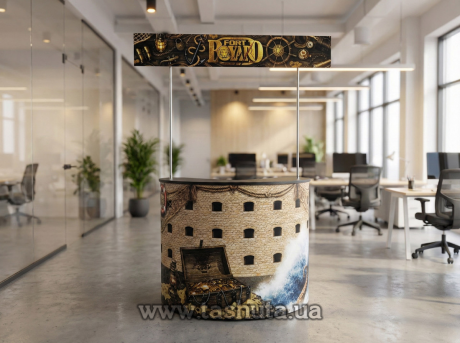 Промо-стол с печатью "Чемодан"