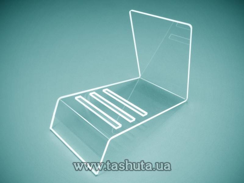 Three-Plate Display Stand, 80x100x120mm