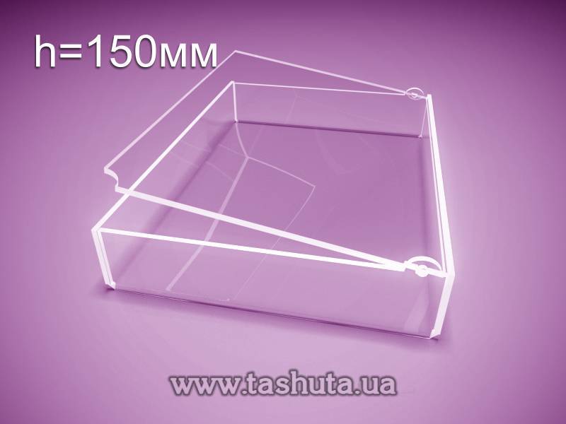 Acrylic Box, Container with Lid 300x500x150mm