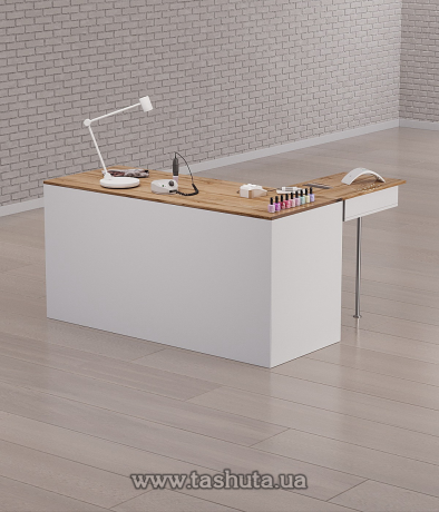 Стол маникюрный, 150х120х75х60 cм