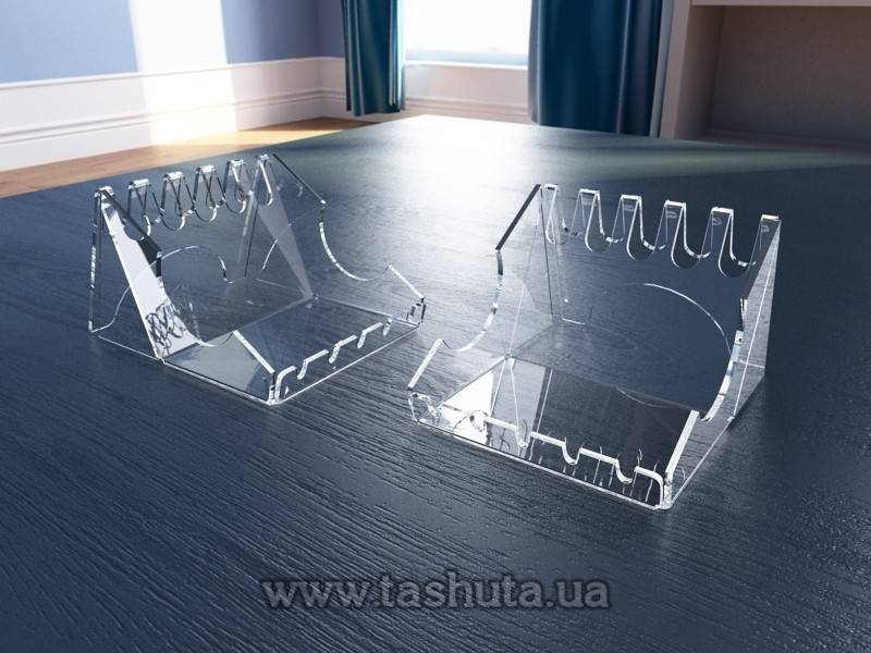 Acrylic Pen Holder for 5 pcs, 100x77x124mm