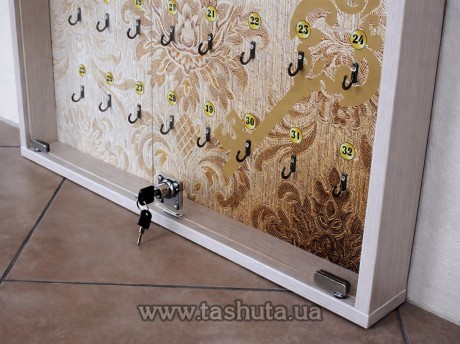 Szafka na klucze naścienna do hotelu na 72 kluczy, 950x800 mm