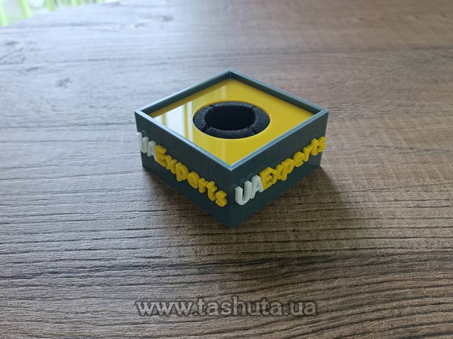 Microphone Cube (Flag) with 3D Logo