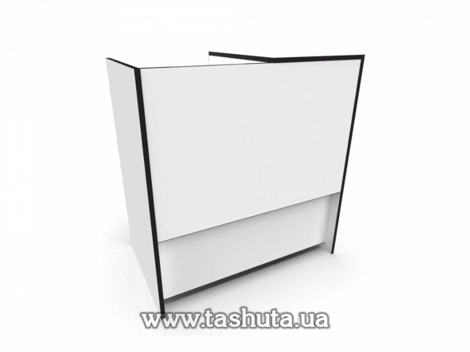 Shop Checkout Counter with Cut-Out, Size 120x90x50cm