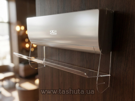 Экран для кондиционера шириной 750мм из акрила без сверления стены