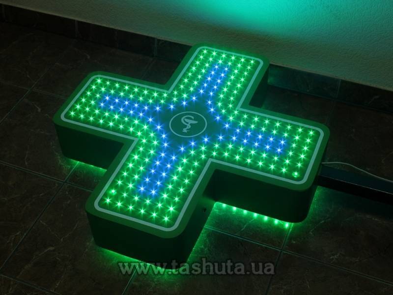 Animated LED Cross EXPAND, 600x600mm