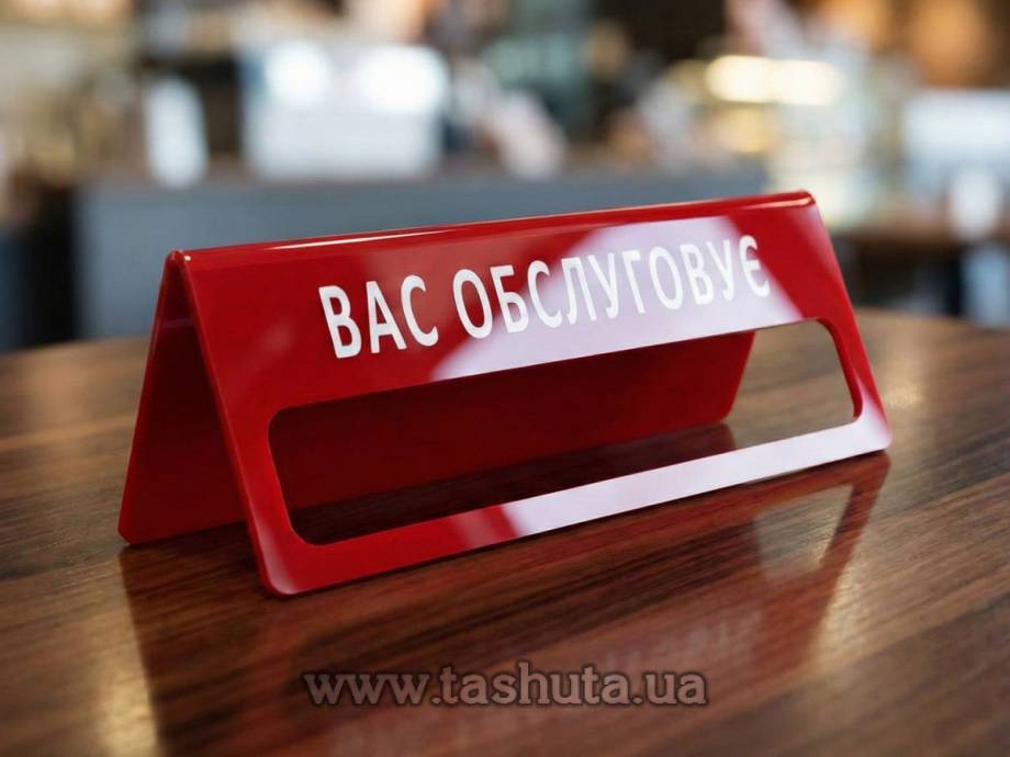 Acrylic Name Plate with Insert Window, 200x80mm