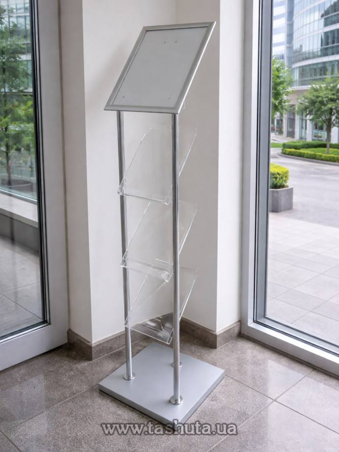 A3 Snap Frame Brochure and Leaflet Stand