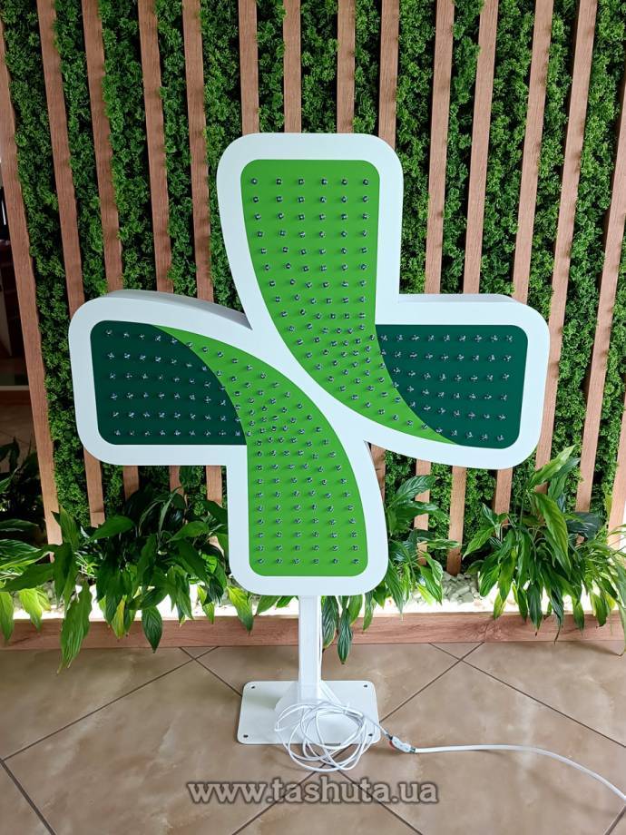 "Thailand" LED Pharmacy Cross 800x800mm
