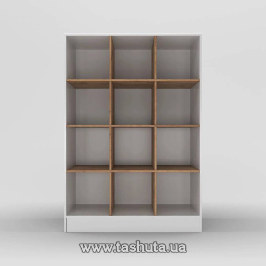 Стелаж пристінний 12 осередків 110х160х35см