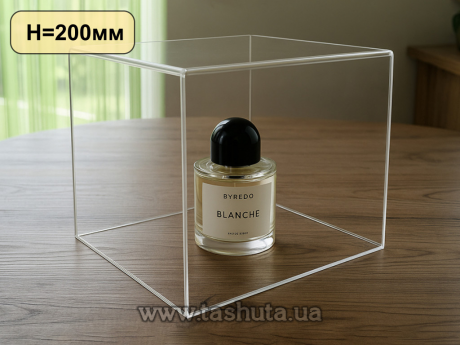 Захисна колба, акриловий дисплей 200x300x200 мм