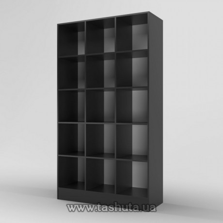 Стеллаж пристенный 15 ячеек 110х195х35см