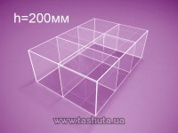 купить по низкой цене Лоток из пластика для товаров 300х500х200 мм на 6 ячеек в Киеве