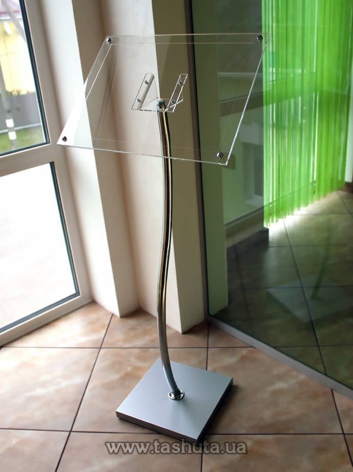 "Zigzag" Information Stand with A4 Acrylic Frame (210x297)