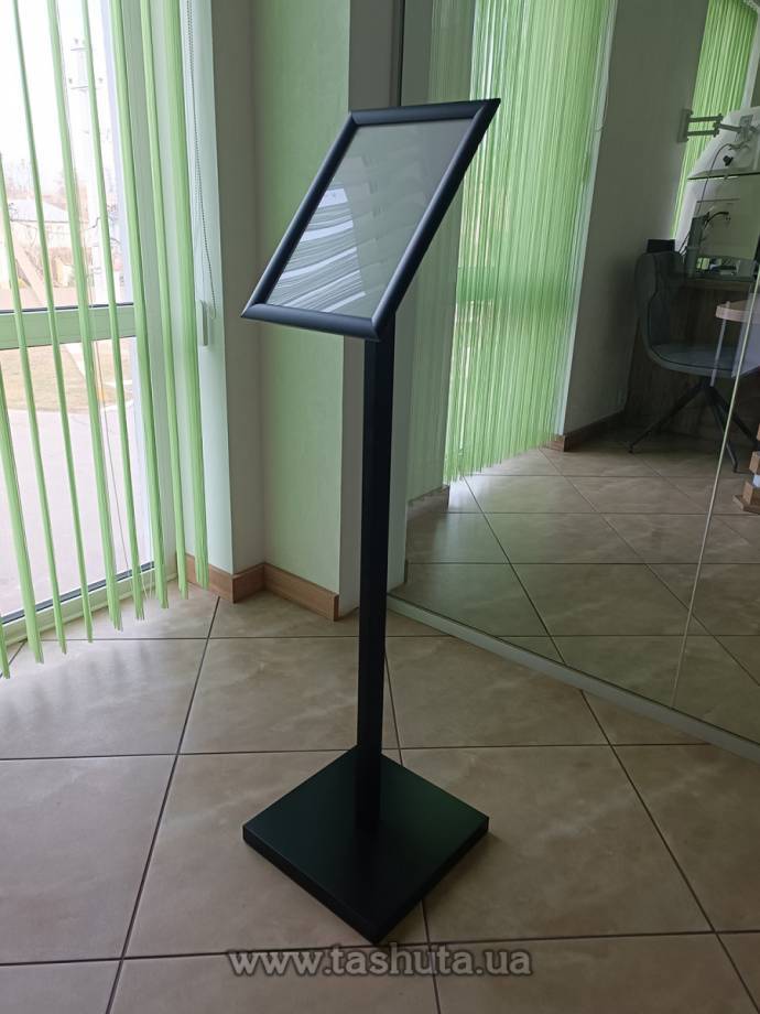 Inclined A3 Floor-Standing Information Stand (297x420mm)