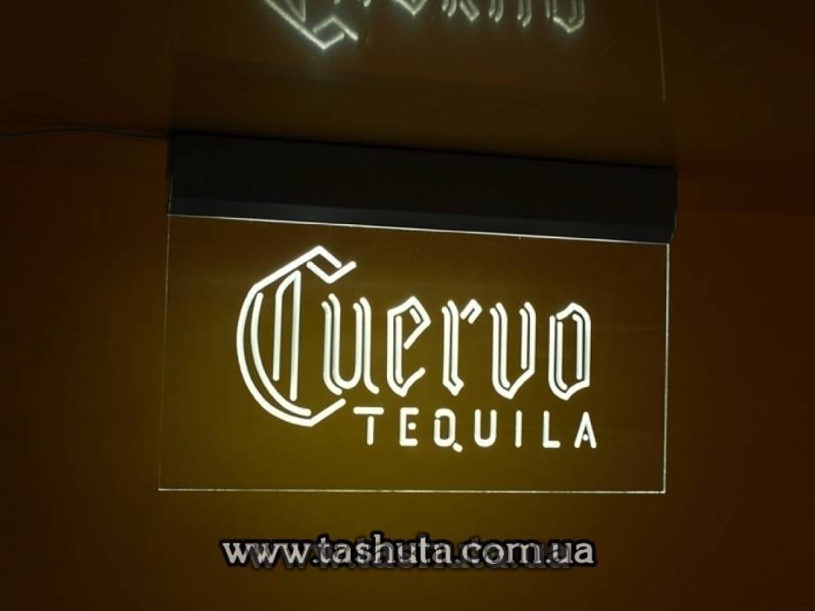 "Acrylic Light" Panel with CNC Engraving, 500x400mm