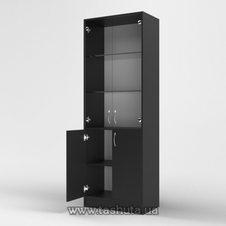 Шкаф для документов (стекло) 70х200х35см