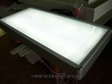 Lightbox dwustronny na zdjęcie (rama zatrzaskowa)