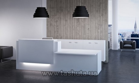 Modułowa lada recepcyjna, lada rejestracyjna, 180x110x74 cm