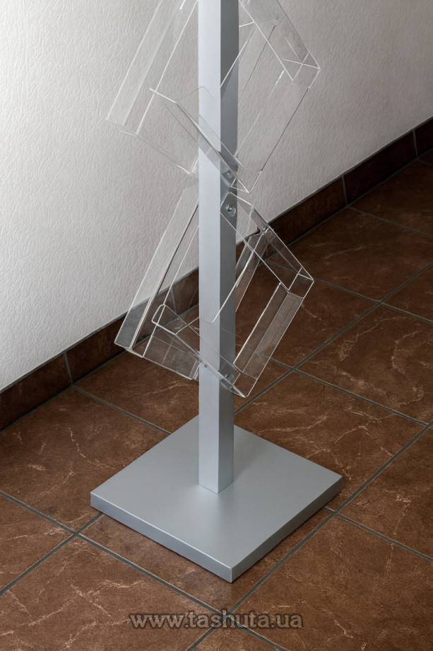 Literature Stand with 8 A4 Pockets, Double-Sided
