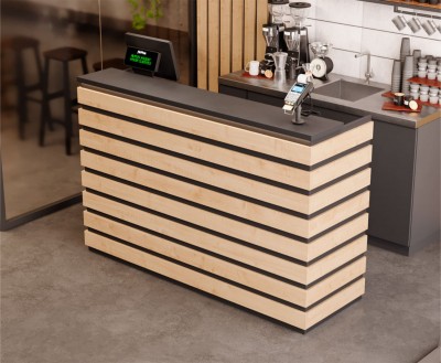 Bar Counter, Reception Desk, 120x110x62cm