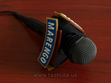 Насадка для мікрофона трикутна с об’ємним логотипом