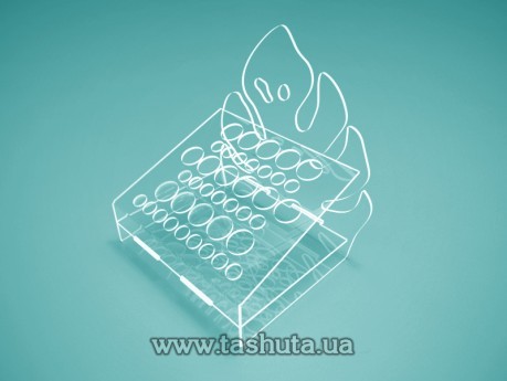 Podstawka na szminki, 39 szt., 330x330x180 mm