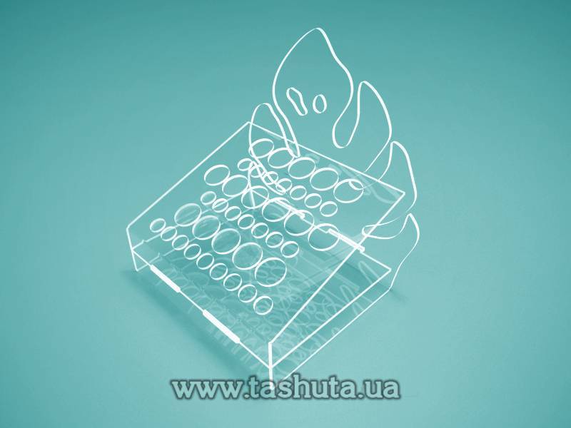 Lipstick Display for 39 pcs, 330x330x180mm