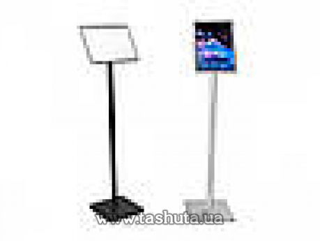 Напольная информационная стойка наклонная А3 (297х420мм) (Подставка: ДСП (круг); )