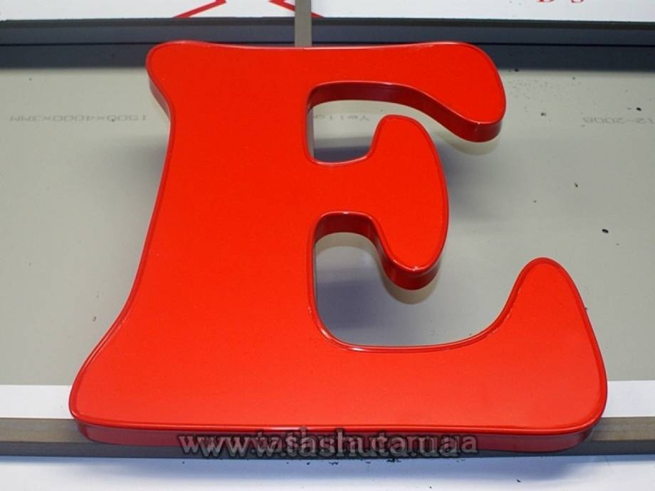 Composite 3D Shop Letters, H=250mm