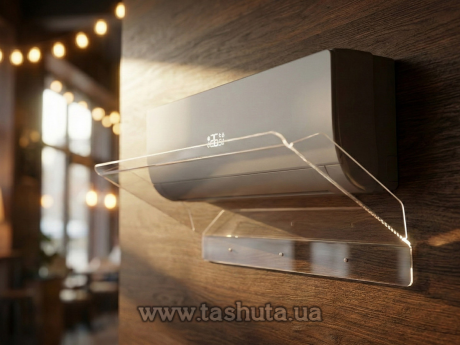 Экран на кондиционер из акрила шириной 850мм настенный (дефлектор)