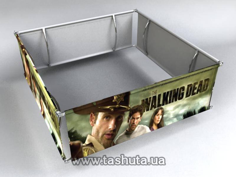 Підвісний рекламний дисплей (квадрат), 1,5х0,8 м