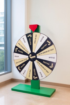 Chipboard Wheel of Fortune, Wheel Diameter 700mm