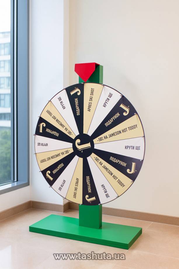 Chipboard Wheel of Fortune, Wheel Diameter 700mm