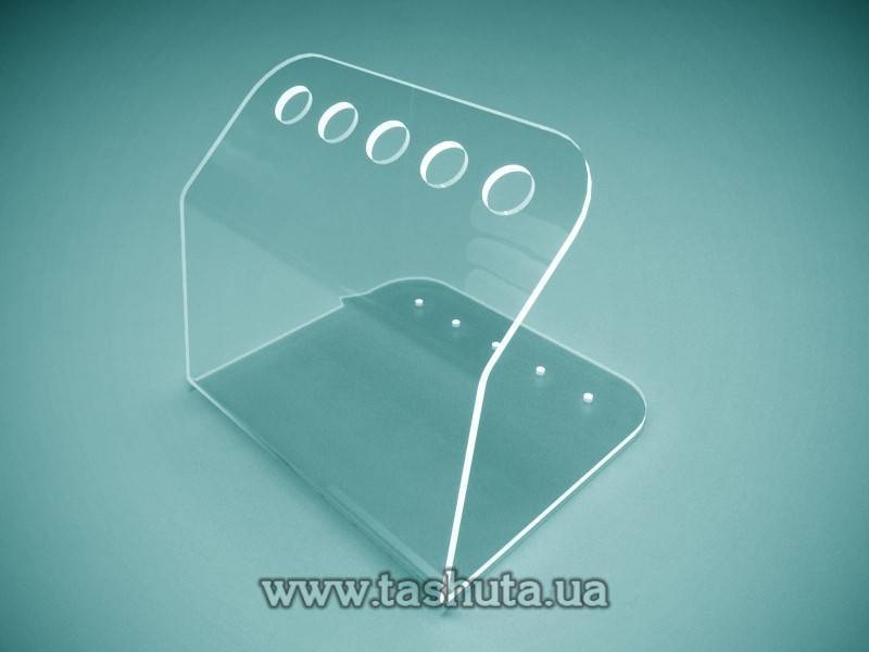 Plastic Pen Holder for 5 pcs, 120x100x105mm