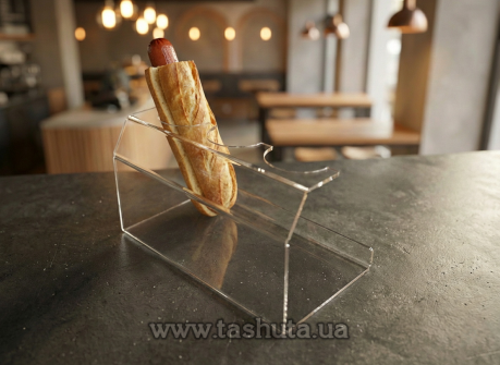 Подставка для хот догов на 3 штуки