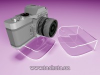 Podstawka na aparat fotograficzny 100x30x70 mm