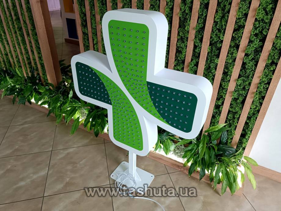"Thailand" LED Pharmacy Cross 800x800mm