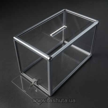 Skrzynka do głosowania z profilu aluminiowego 600x300x300mm
