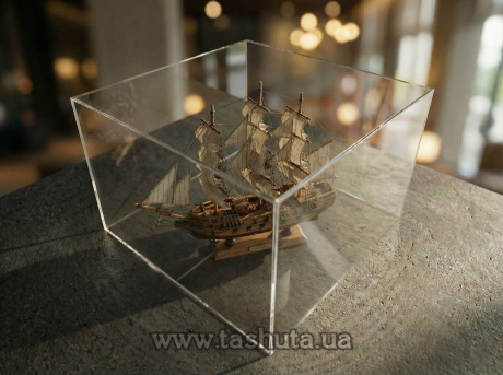 Защитная колба, акриловый дисплей 300x400x400 мм