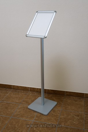 Podłogowy stojak informacyjny pochylony A3 (297x420mm)