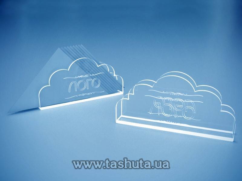 Napkin Holder with Logo, 160x80x20mm