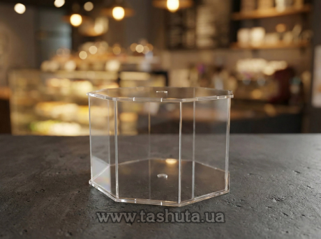 Акриловый ярус (бокс) для торта 200х200мм