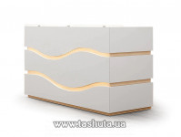 купить по низкой цене Стійка реєстрації, рецепція з підсвічуванням, 190х110х80 cм в Киеве