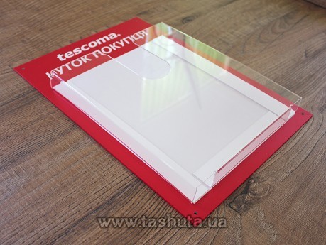 Tablica informacyjna na 1 kieszeń A4, 300x410 mm