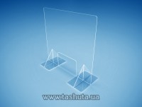 Ekran ochronny 700x680mm na blat, z plexi, do banków, stacji paliw, aptek