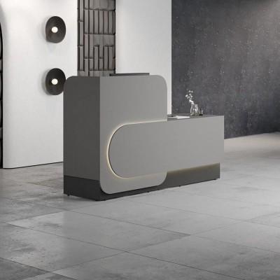"Scandi" Office Reception Desk, 180x120x62cm